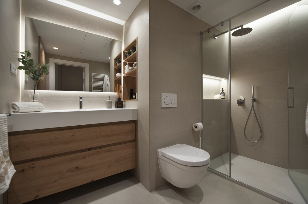 Reforma de baño moderna en Barcelona - Reformes Bonilla