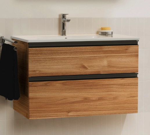 Mueble de Baño 4 - Solución funcional con espejo - Reforma Barcelona - Reformes Bonilla