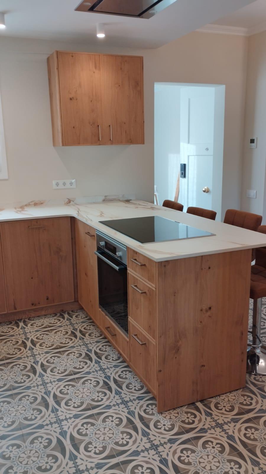 Cocina Mosaico 1 - Diseño artesanal único - Reforma Barcelona - Reformes Bonilla